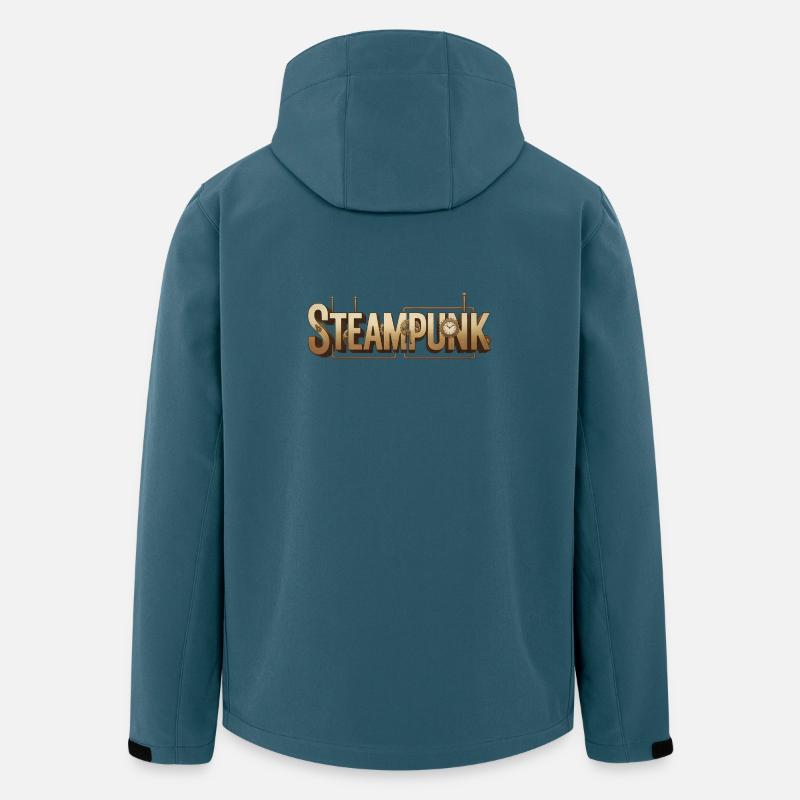 Steampunk - Veste softshell homme en polyester recyclé Discoverer Stanley/Stella - bleu pétrole foncé