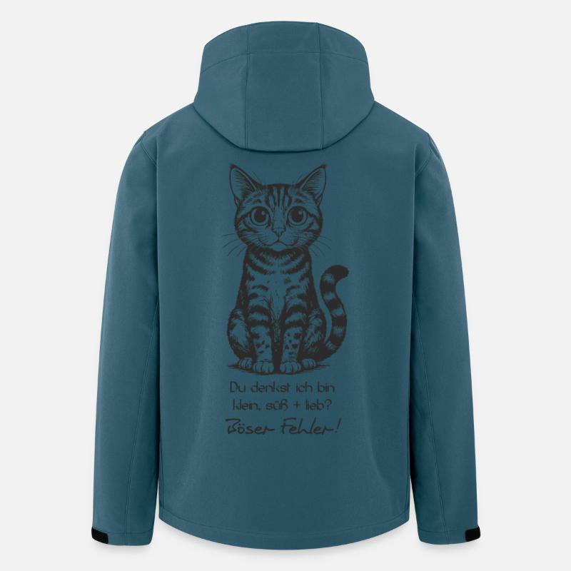 Du denkst ich bin... - Recycelte Männer Softshell-Jacke von Stanley/Stella - Dunkles Petrol