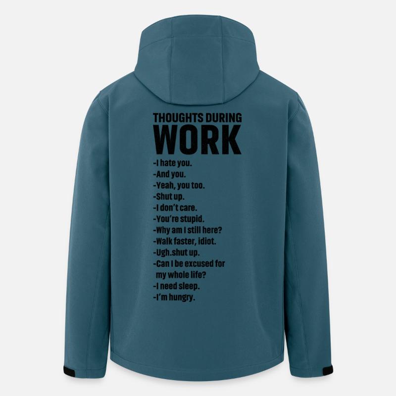thoughts during work - Men’s Recycled Softshell Jacket by Stanley/Stella - stargazer