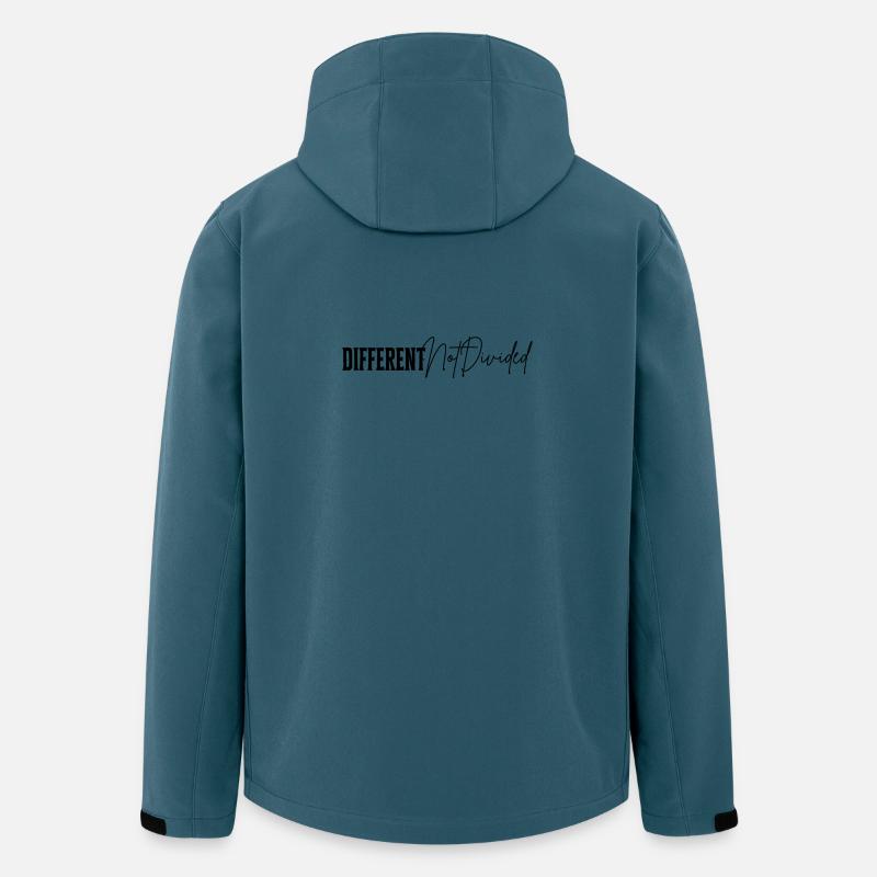 DifferentNotDivided - Veste softshell homme en polyester recyclé Stanley/Stella - bleu pétrole foncé