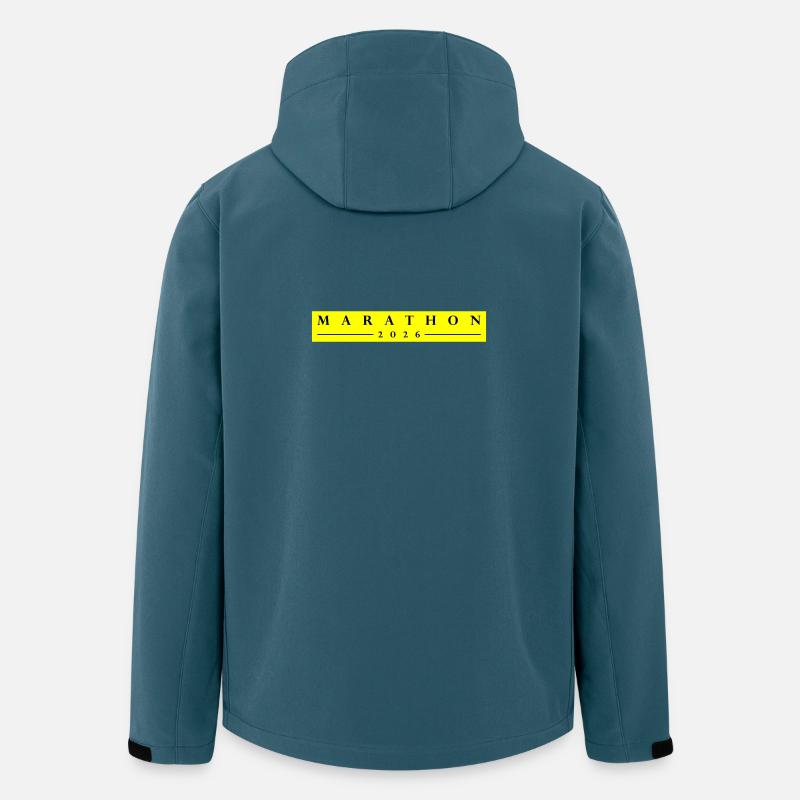 Marathon 2026 - Recycelte Männer Softshell-Jacke von Stanley/Stella - Dunkles Petrol