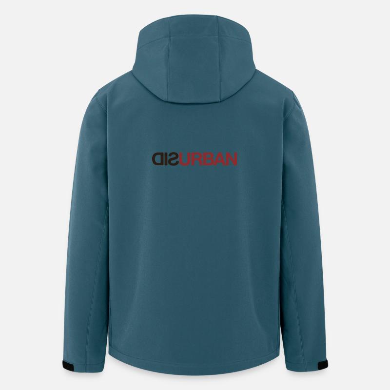 DISURBAN - Veste softshell homme en polyester recyclé Stanley/Stella - bleu pétrole foncé