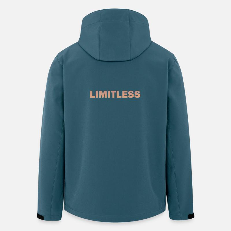 Abstrakte Farbton-Strichzeichnungen - Recycelte Männer Softshell-Jacke von Stanley/Stella - Dunkles Petrol