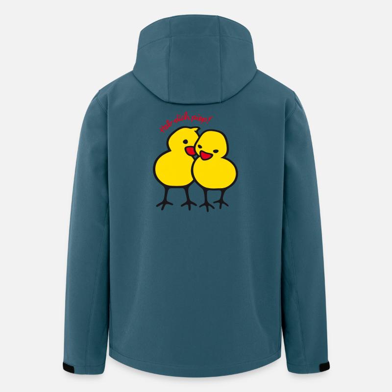 Hab dich piep - Recycelte Männer Softshell-Jacke von Stanley/Stella - Dunkles Petrol