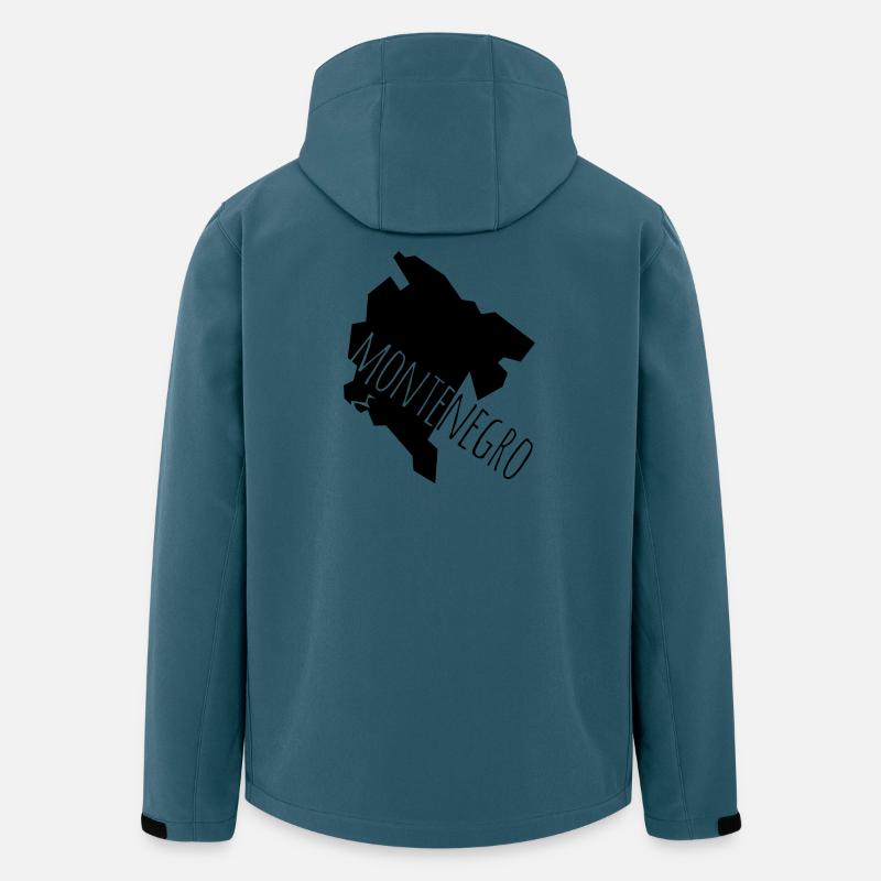 montenegro - Veste softshell homme en polyester recyclé Stanley/Stella - bleu pétrole foncé
