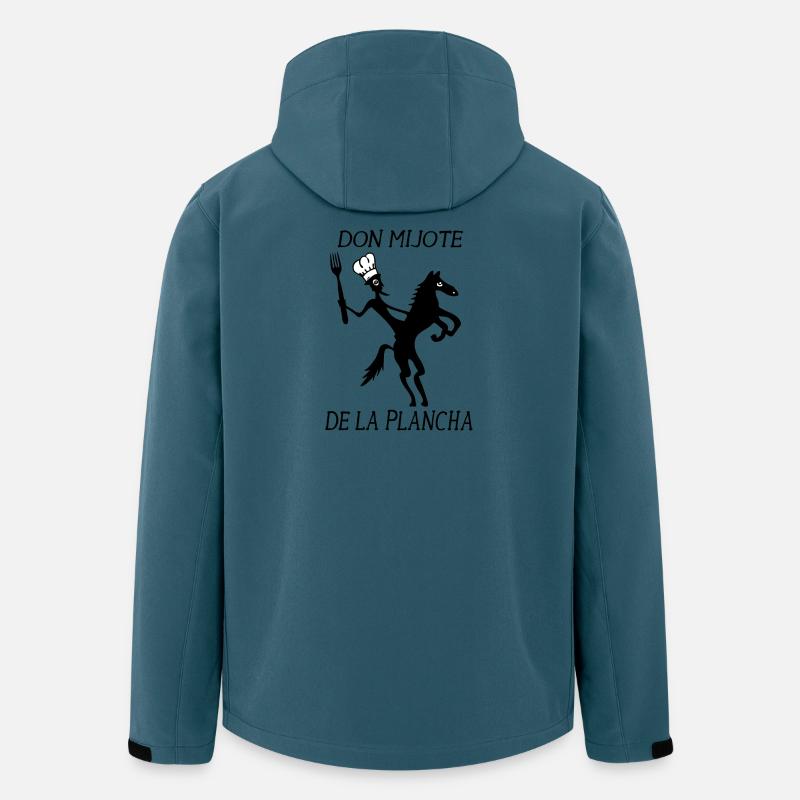 Don Mijoté De La Plancha - Recycelte Männer Softshell-Jacke von Stanley/Stella - Dunkles Petrol