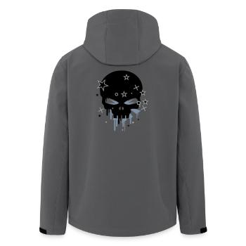 Skull - Men’s Recycled Softshell Jacket by Stanley/Stella - stargazer - Back - AI Model Male 185 light (185cm)