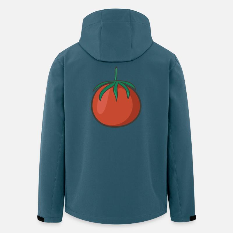 Tomate - Veste softshell homme en polyester recyclé Stanley/Stella - bleu pétrole foncé