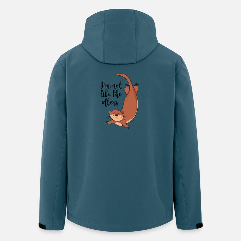 Otter - Recycelte Männer Softshell-Jacke von Stanley/Stella - Dunkles Petrol
