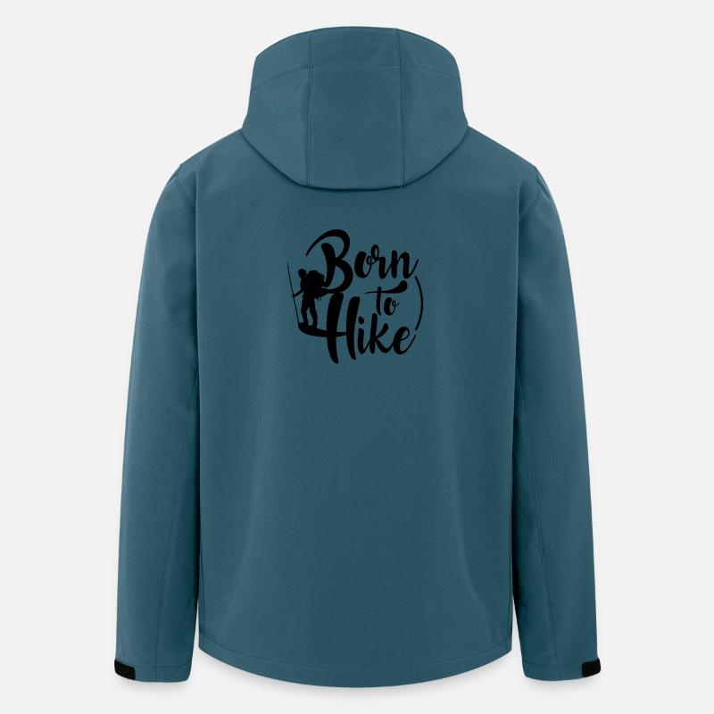 wandern, Wanderung, Freizeitspaß, Hobby, Berg - Recycelte Männer Softshell-Jacke von Stanley/Stella - Dunkles Petrol