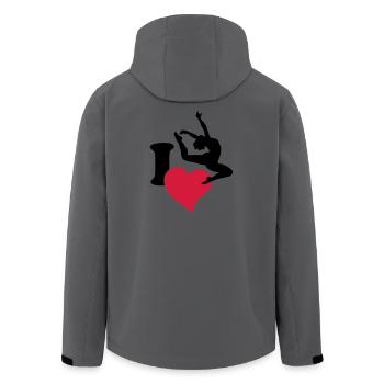 I love to dance - Men’s Recycled Softshell Jacket by Stanley/Stella - stargazer - Back - AI Model Male 185 light (185cm)