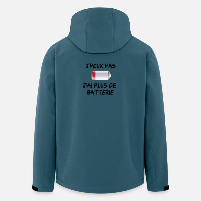 Ich kann nicht mehr. - Recycelte Männer Softshell-Jacke von Stanley/Stella - Dunkles Petrol