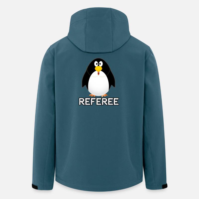 Referee - Schiedsrichter - Recycelte Männer Softshell-Jacke von Stanley/Stella - Dunkles Petrol