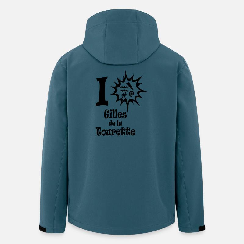 tourett - Recycelte Männer Softshell-Jacke von Stanley/Stella - Dunkles Petrol