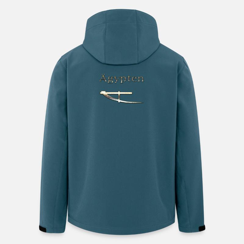 Ägypten 67 - Recycelte Männer Softshell-Jacke von Stanley/Stella - Dunkles Petrol