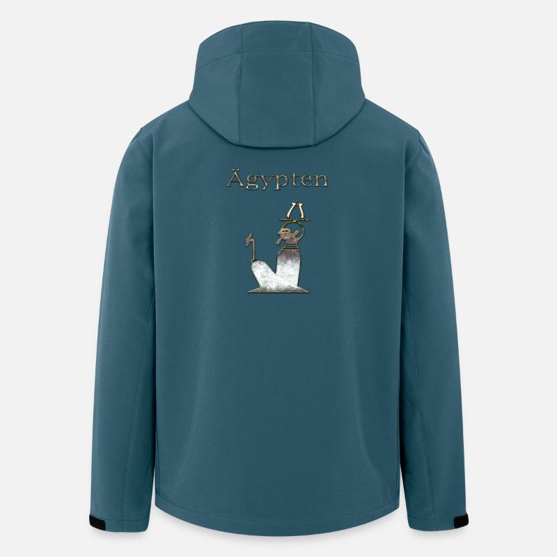 Ägypten 74 - Recycelte Männer Softshell-Jacke von Stanley/Stella - Dunkles Petrol