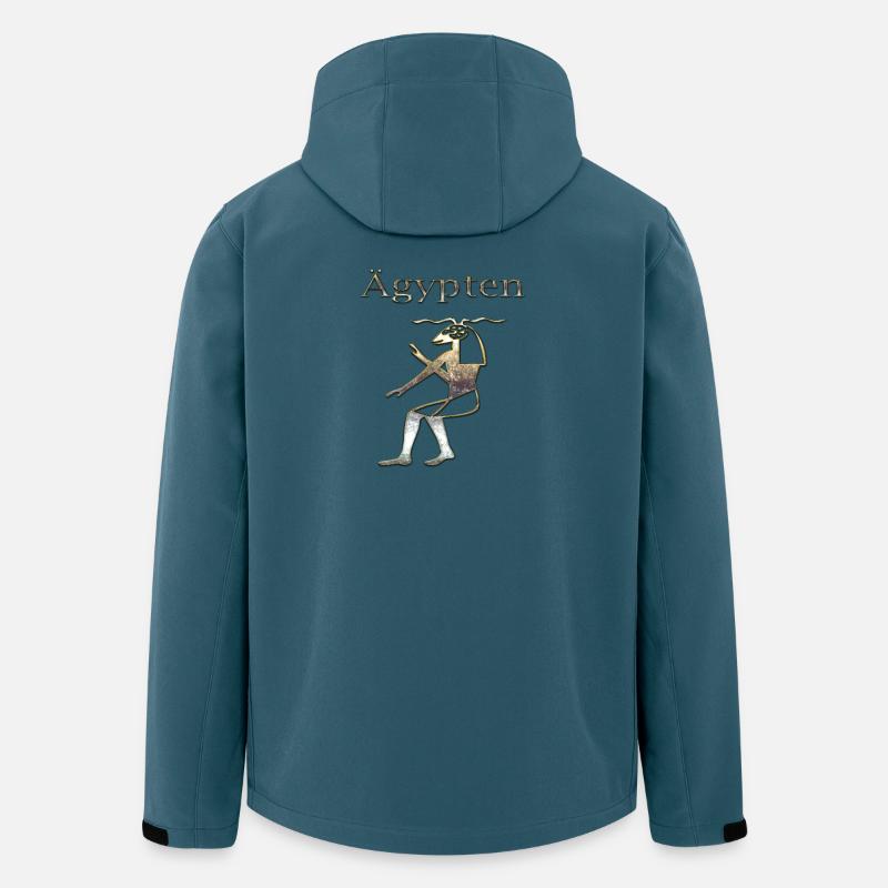 Ägypten 89 - Recycelte Männer Softshell-Jacke von Stanley/Stella - Dunkles Petrol