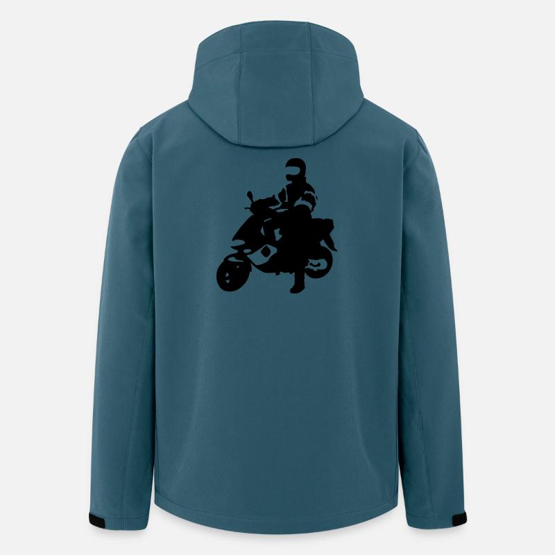 Roller - Recycelte Männer Softshell-Jacke von Stanley/Stella - Dunkles Petrol