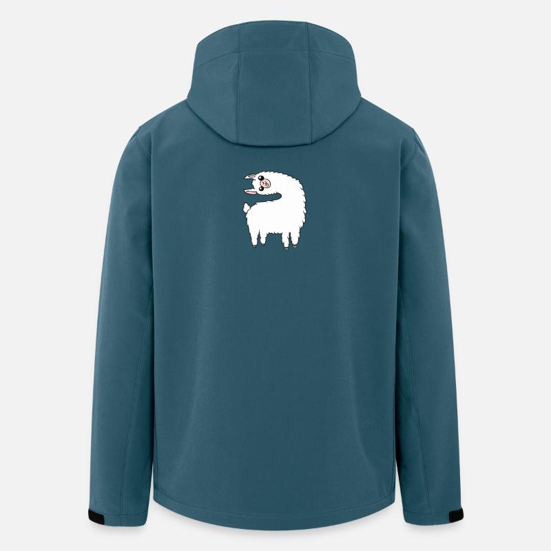Lama - Recycelte Männer Softshell-Jacke von Stanley/Stella - Dunkles Petrol