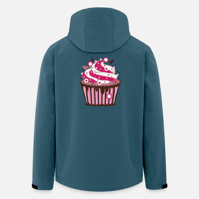 Cupcake - Recycelte Männer Softshell-Jacke von Stanley/Stella - Dunkles Petrol