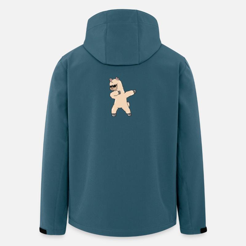Lama Sonnenbrille - Recycelte Männer Softshell-Jacke von Stanley/Stella - Dunkles Petrol