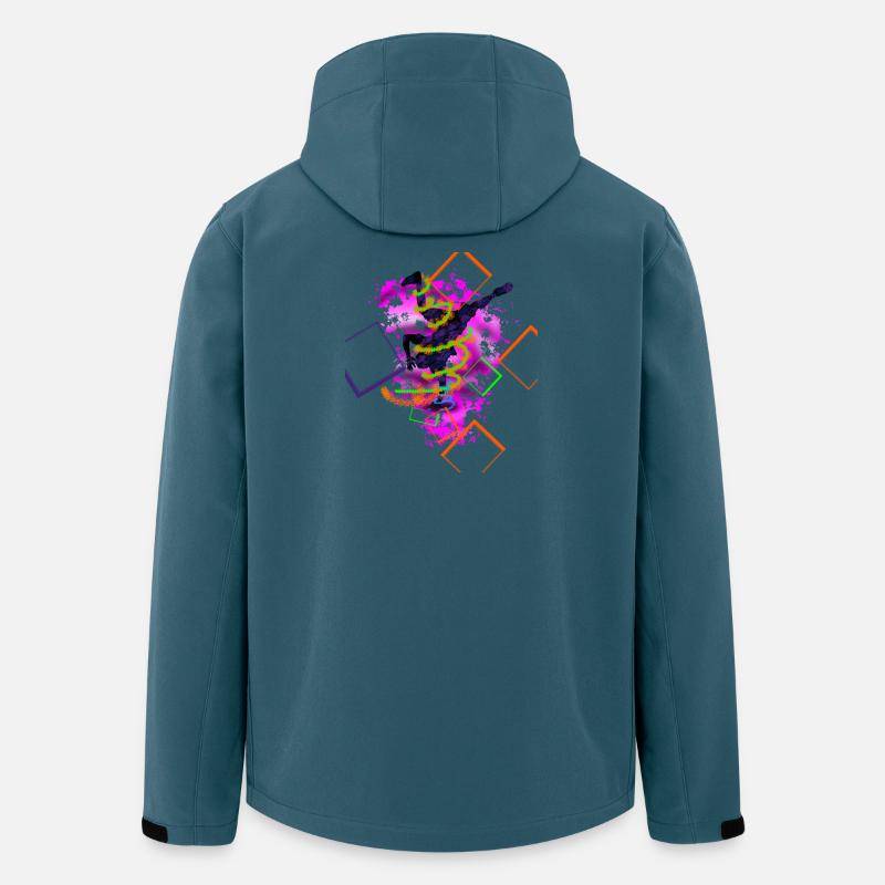 Hip Hop - Recycelte Männer Softshell-Jacke von Stanley/Stella - Dunkles Petrol