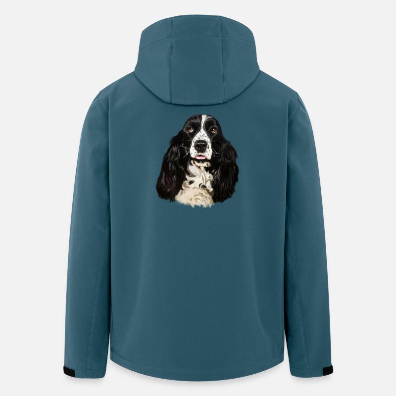 cocker spaniel - Men’s Recycled Softshell Jacket by Stanley/Stella - stargazer