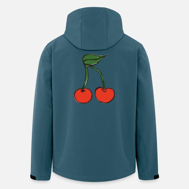 kirsche cherry - Recycelte Männer Softshell-Jacke von Stanley/Stella - Dunkles Petrol