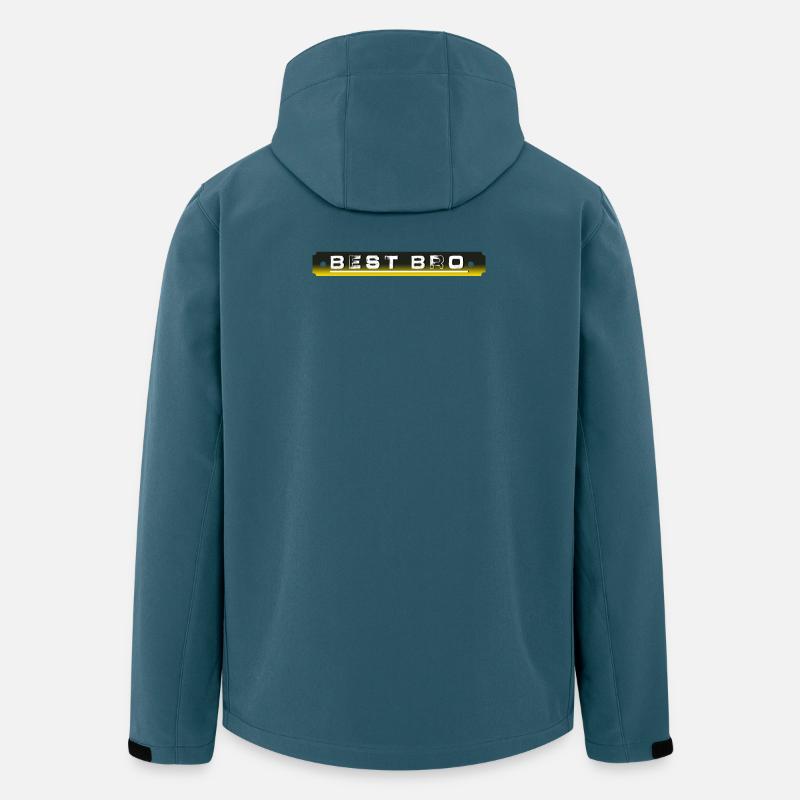 Best bro - Recycelte Männer Softshell-Jacke von Stanley/Stella - Dunkles Petrol