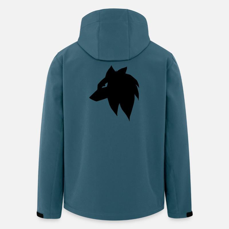 Mangawolf - Recycelte Männer Softshell-Jacke von Stanley/Stella - Dunkles Petrol
