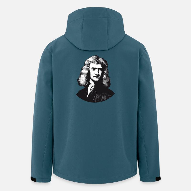 Isaac Newton - Recycelte Männer Softshell-Jacke von Stanley/Stella - Dunkles Petrol