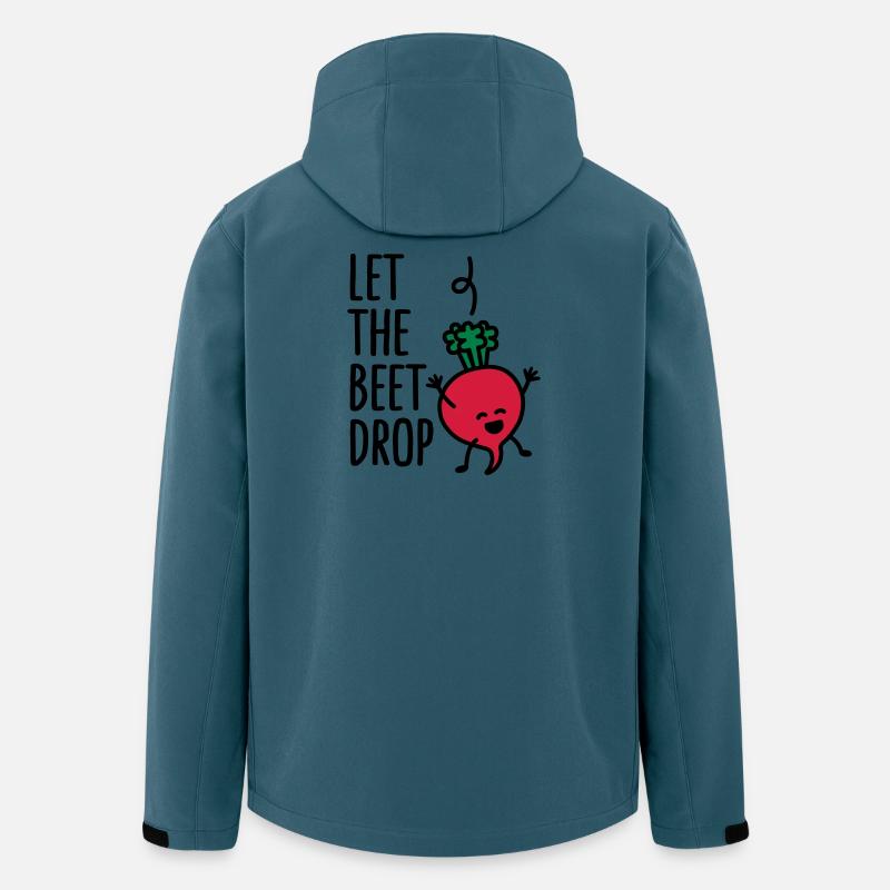 Let the beet drop - Recycelte Männer Softshell-Jacke von Stanley/Stella - Dunkles Petrol