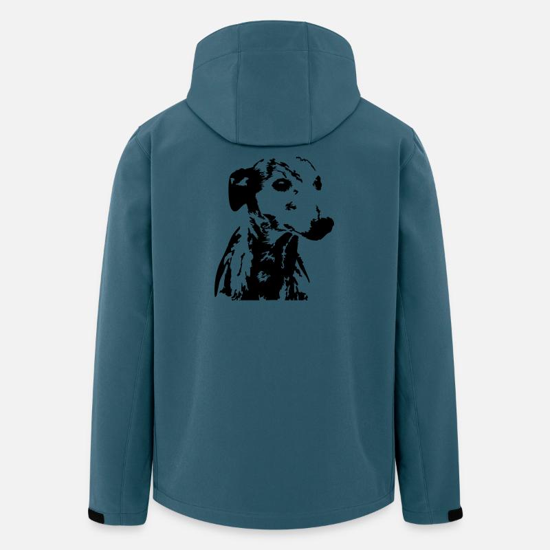 Whippet head - Men’s Recycled Softshell Jacket by Stanley/Stella - stargazer