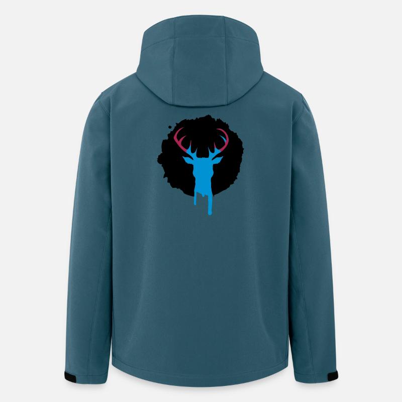 Deer patch graffiti - Men’s Recycled Softshell Jacket by Stanley/Stella - stargazer