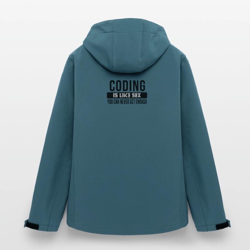 Coding Statement – Provocative Developer Design Men’s Recycled Softshell Jacket by Stanley/Stella