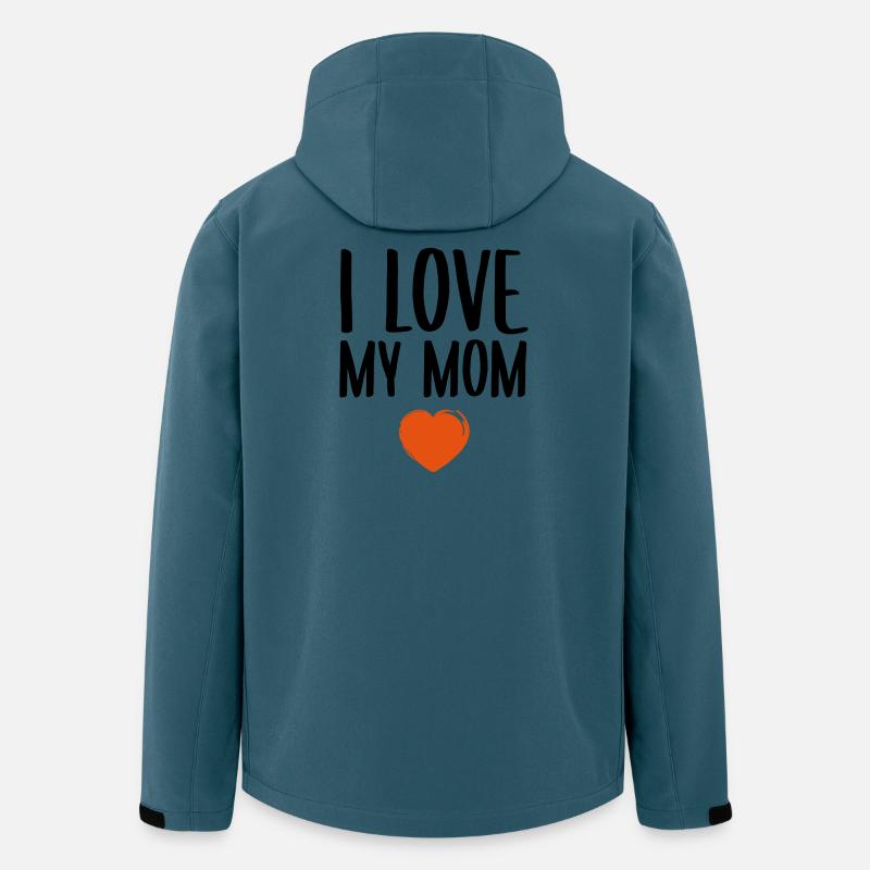 I love my mom - Men’s Recycled Softshell Jacket by Stanley/Stella - stargazer