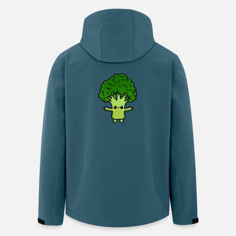 Süßer Brokkoli - Recycelte Männer Softshell-Jacke von Stanley/Stella - Dunkles Petrol