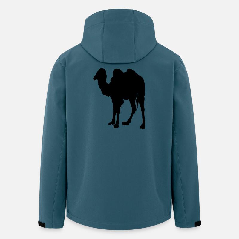 Kamel, Kamel - Recycelte Männer Softshell-Jacke von Stanley/Stella - Dunkles Petrol