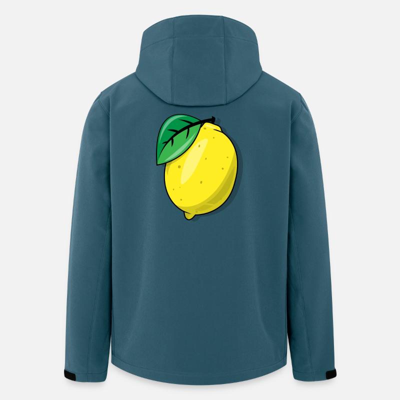 citron - Stanley/Stella herre softshelljakke i genanvendt polyester Discoverer - mørk petrol