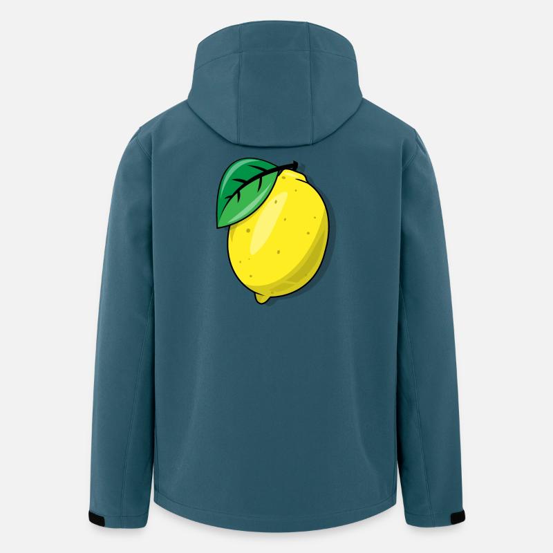 Zitrone - Recycelte Männer Softshell-Jacke von Stanley/Stella - Dunkles Petrol