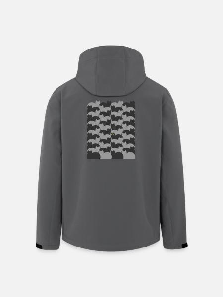 Escher Style Cats texture - Men’s Recycled Softshell Jacket by Stanley/Stella - stargazer