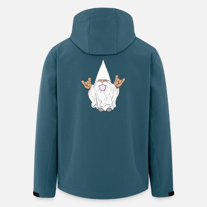 Gnome Felsen - Recycelte Männer Softshell-Jacke von Stanley/Stella - Dunkles Petrol