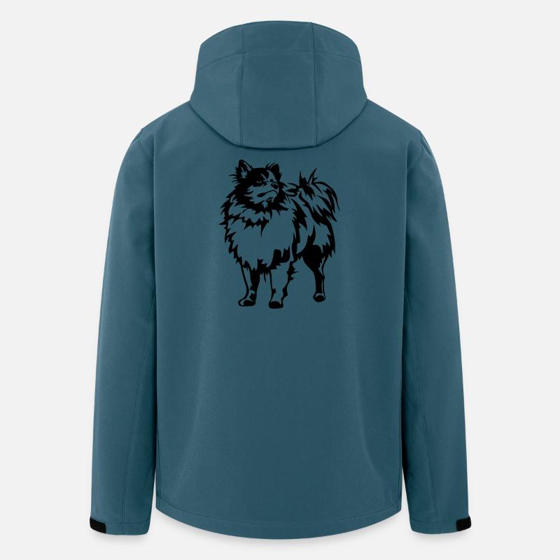 Spitz - Recycelte Männer Softshell-Jacke von Stanley/Stella - Dunkles Petrol