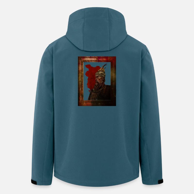 Gjergj Kastrioti - Recycelte Männer Softshell-Jacke von Stanley/Stella - Dunkles Petrol