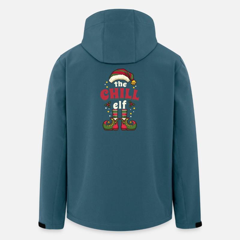 Chill Elf Wichtel Weihnachten - Recycelte Männer Softshell-Jacke von Stanley/Stella - Dunkles Petrol
