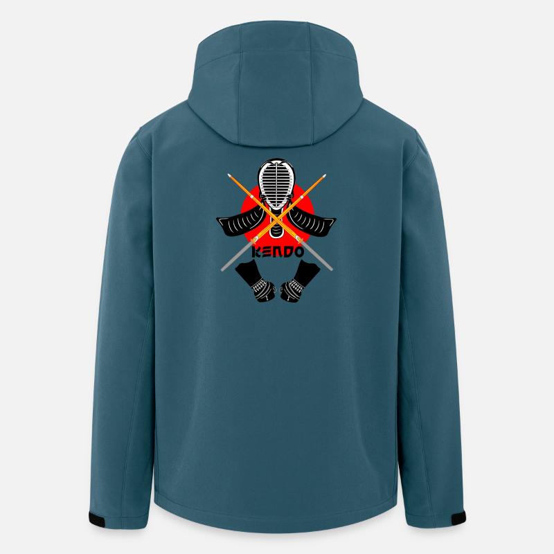 Kendo Kendoka - Recycelte Männer Softshell-Jacke von Stanley/Stella - Dunkles Petrol