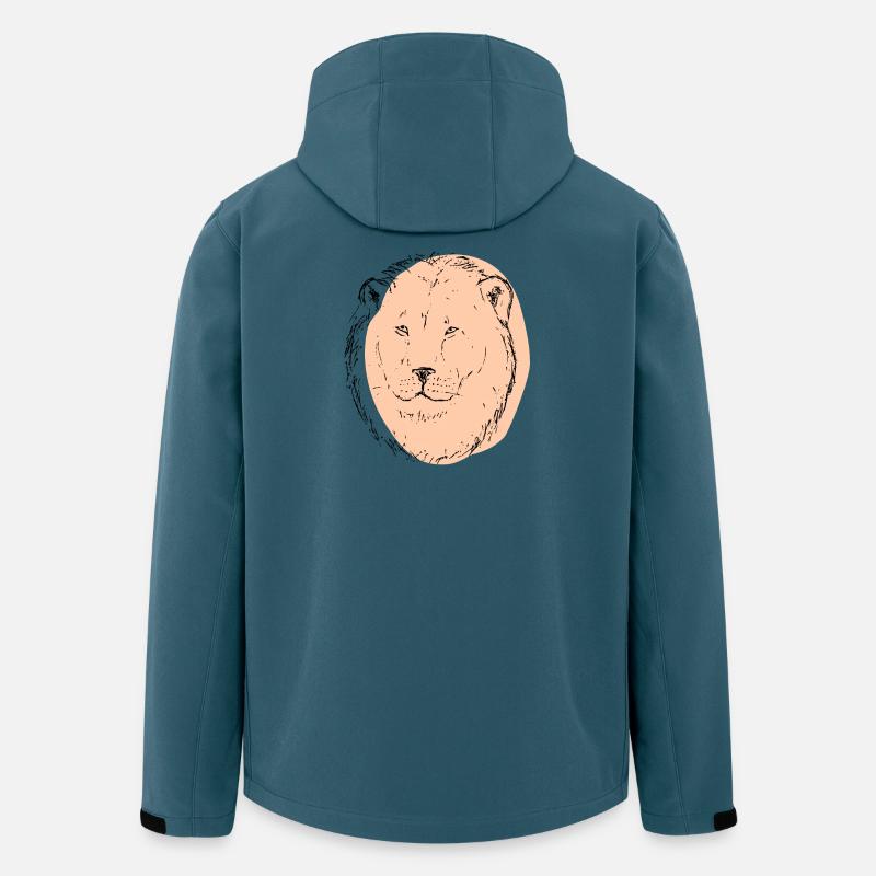 Leon Kunst - Recycelte Männer Softshell-Jacke von Stanley/Stella - Dunkles Petrol