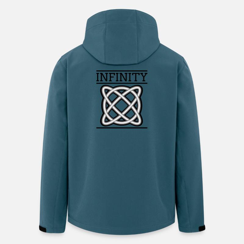 Infinity - Recycelte Männer Softshell-Jacke von Stanley/Stella - Dunkles Petrol