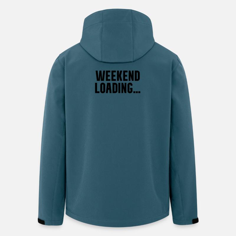 Weekend loading - Recycelte Männer Softshell-Jacke von Stanley/Stella - Dunkles Petrol