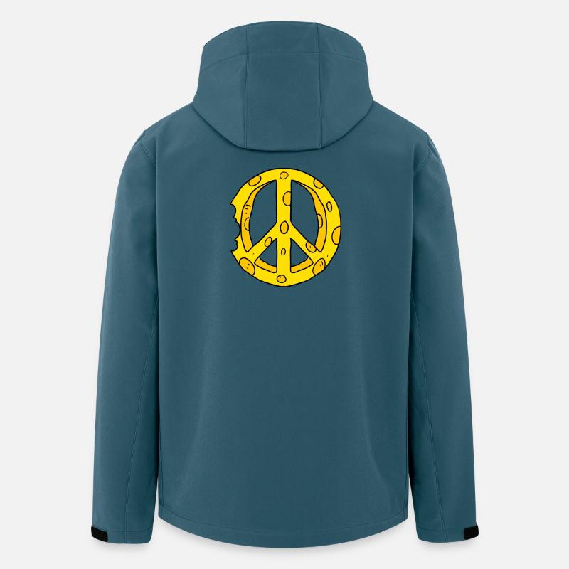 Fromage Paix Paix - Veste softshell homme en polyester recyclé Stanley/Stella - bleu pétrole foncé